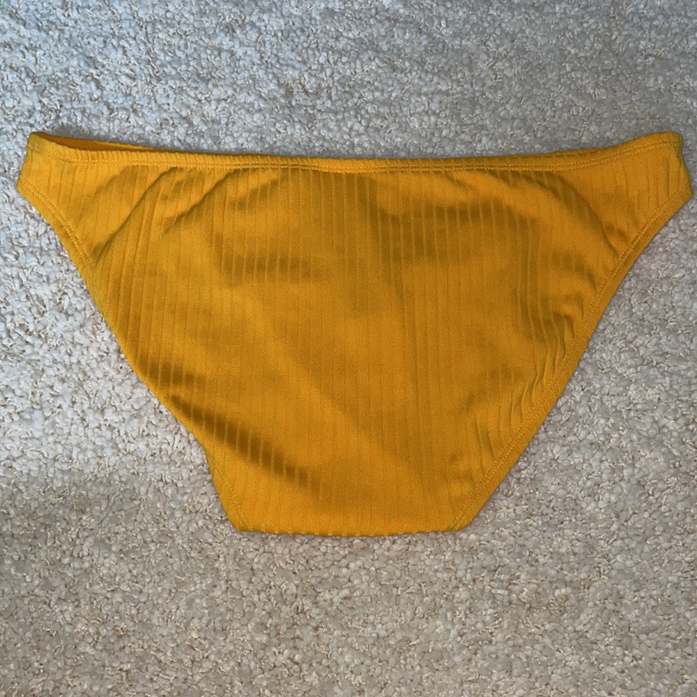Target Yellow Ribbed Bikini - Picture 4 of 5